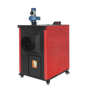 Four à granulés à air chaud de petite taille pour usage commercial, série 380D, autoportant, puissance de chauffage de 43 kW, surface de chauffage de 300 m² - Product Image 1