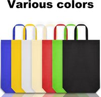 Sac fourre-tout en non-tissé noir, logo personnalisé or argent, estampage à chaud, sacs de shopping réutilisables pour boutique de bijoux