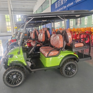 Voiture de golf électrique tout-terrain 4 places à moteur 5KW, alimentée au lithium, autonomie 70-90km, certifiée CE, 60V, pour visites touristiques, complexes hôteliers et clubs - Product Image 2