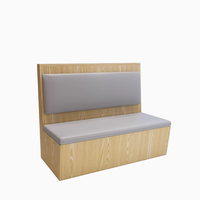 Cabine murale moderne pour café, restaurant, hôtel, école, restauration rapide, chaise de table au lait et thé, meubles pour magasin de nouilles