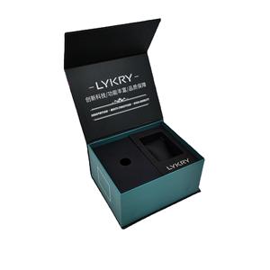 工場カスタム衣類パッキングギフト段ボールマグネットロックマットブラック仕上げ包装ボックスロゴ付き - Product Image 5