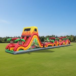 Château gonflable commercial <span class=keywords><strong>Mario</strong></span> Bros avec toboggan, parcours d'obstacles gonflable <span class=keywords><strong>Mario</strong></span> pour parc d'attractions, jeux sur le thème des dessins animés - Product Image 5