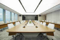 Table de conférence de bureau en bois, table longue, 4 à 28 personnes, simple, moderne, salle de réunion, réception, table de conférence