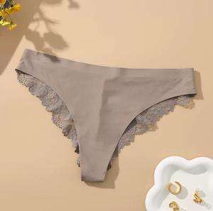 Tanga Sexy con Pedrería, Transpirable, Talla Grande, Lencería para Mujer, Cintura Baja, Ropa Interior Secreta de Diseñador - Product Image 3