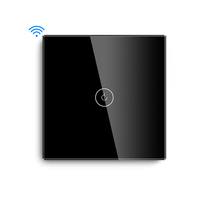 Настенный сенсорный выключатель MVAVA Tuya, 1 клавиша, 1000 Вт, Wi-Fi