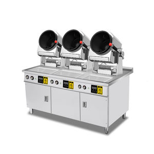 Robot de cuisine commercial intelligent Machine à frire le riz frit automatique <span class=keywords><strong>Cuiseur</strong></span> rotatif électrique pour restaurant - Product Image 2
