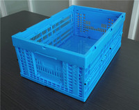 Panier de rangement en maille pliable en plastique PP recyclable Offre Spéciale caisse empilable de stockage logistique