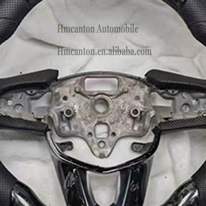 Quality Wholesale Forged Carbon Fiber Perforated Leather Grip Steering <b>Wheel</b> Fit for Cadillac Ct4 Ct5 Auto Steering <b>Wheel</b> - Product Image 6