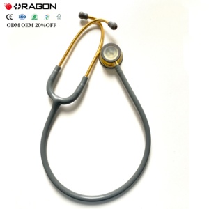 Estetoscopio Manual de Doble Cabeza de Acero Inoxidable Médico Profesional, Cardiología Pediátrica Clásica 2, Certificado CE - Product Image 3
