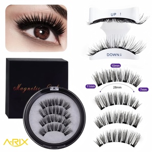 A-RIX Kit de cils magnétiques souples sans colle, sans liner, technologie quantique innovante, réutilisable, cils 3D en soie bionique - Product Image 1