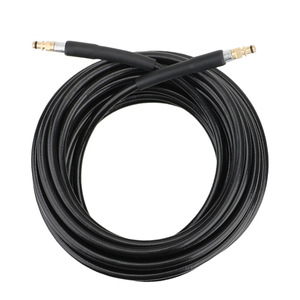 Tuyau haute pression 5M 10M 15M 20M en caoutchouc et acier inoxydable, tuyau de sortie d'eau pour lave-auto avec raccord rapide - Product Image 2