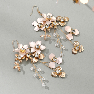 Accessoires <span class=keywords><strong>de</strong></span> cheveux <span class=keywords><strong>de</strong></span> mariée Pageant faits à la main couronnes <span class=keywords><strong>de</strong></span> cristal pour les reines strass diadèmes casque boucles d'oreilles - Product Image 4