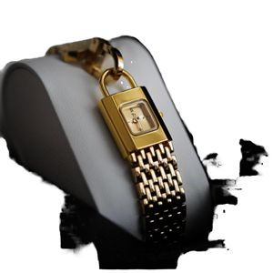 Montre analogique carrée de style moyen pour femme avec design de cadran unique, bracelet en acier inoxydable, mouvement à quartz étanche - Product Image 2