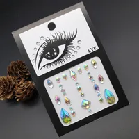 Rhinestone Face Gems Jewels Stickers Crystal
