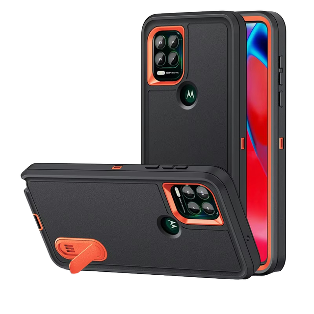 Heavy Duty 3-in-1 Anti-Scratch Rugged Protective Case for Motorola Moto G 5G G Stylus Moto G Play 4G 2023 2024 2025 Shockproof