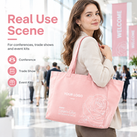 Sac fourre-tout en coton réutilisable personnalisé avec soufflets latéraux et fond carré pour impression de logo