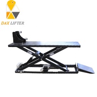 Plateforme de levage hydraulique portable pour moto certifiée CE, vérin ciseaux, plateforme de réparation, élévateur de moto d'atelier, hauteur réglable