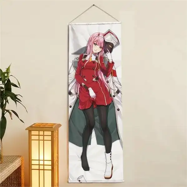 Personnalisé 100 Styles Anime Tronçonneuse Homme Genshin Impact Mur Rouleaux Nahida Nilou Mur Défilement Suspendu Peinture Décor À La Maison cadeau