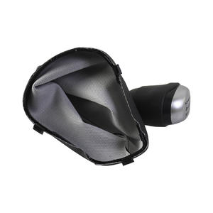 Couvercle de levier de vitesse en cuir pour Renault Megane Clio II, Transmission manuelle à 5 vitesses, conception ergonomique, noir - Product Image 4