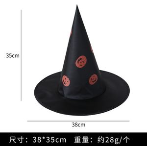 Chapeau de sorcière d'<span class=keywords><strong>Halloween</strong></span> en tulle, chapeau de magicien, accessoires de costume, chapeau de sorcière magique pour fête, accessoires de <span class=keywords><strong>maquillage</strong></span> et de déguisement - Product Image 3