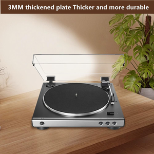 Cache-poussière en acrylique pour platine vinyle transparent personnalisé pour platines vinyles stéréo boutique vente en gros - Product Image 5