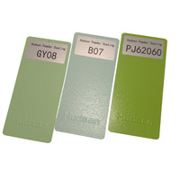 Revêtement en poudre électrostatique thermodurcissable vert clair personnalisable en boîte de 20 kg pour peinture de meubles de bateau, écologique et résistant aux intempéries