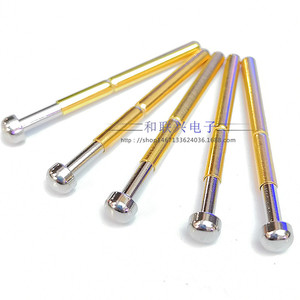 P156 D <b>Large</b> Round Tip 2.36mm Test Probe Spring Pin Ict Test Probe Metal Material - Product Image 1