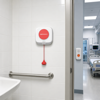 Botón Inalámbrico de Comunicación para Pacientes en Hospitales, Alarma Visual Centralizada para Estaciones Médicas y Pasillos