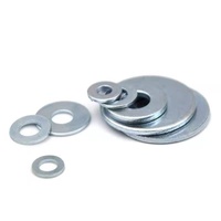 USS Wide Flat Washer, Carbon Steel Zinc Plated, ASME B18.22.1, for Heavy Machinery Construction Inch Bolt Fastening