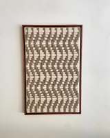 2025 bohème moderne marron fil de coton macramé peinture tenture murale photo à la main tissage Bali Art décor luxe EH2502061