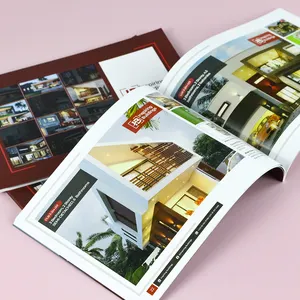 Perfect Binding Catalog Book Printing Self Publishing Soft Cover Fashion Magazine Printing Supplier