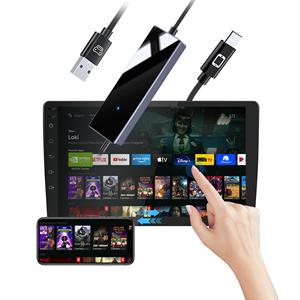 Adaptador CarPlay inalámbrico Meihua, suministro de fábrica, MirrorTouch, Control bidireccional, fácil de enchufar y reproducir, a C, para medios de coche - Product Image 5