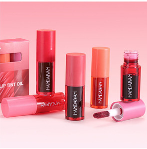 5 Colors Lip Stain <b>Set</b> Lip Tint Jelly Lip Gloss Oil <b>Waterproof</b> Long Lasting Lip Cheek Tint Private Label - Product Image 2