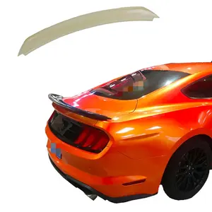 Carbon Fiber Rear Trunk Spoiler Boot Lip Wings Stickers for Ford Mustang GT V8 V6 GT350R Coupe 2015 2016 2017 Car Spoiler