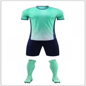 بدلة كرة قدم من البوليستر للرجال والنساء البالغين بالجملة طباعة نقل الحرارة زي موحد للتدريب على المنافسة - Product Image 1