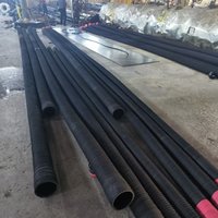 Tuyau d'aspiration en caoutchouc avec armature en acier de 250 mm et 9,8 mm d'épaisseur de paroi, résistant à l'usure et à la corrosion, pour le secteur pétrolier, marque Yongyi