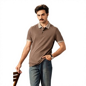 Chemises polo pour hommes de qualité supérieure, manches courtes, col classique, respirantes, décontractées, pour le golf, broderie de logo personnalisée, vêtements de sport, vente en gros - Product Image 3