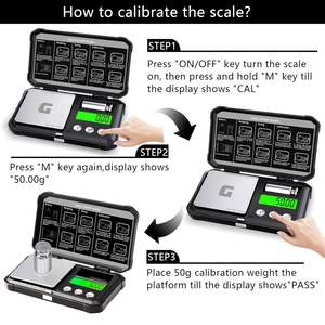 200g x 0,01g hochgenaue tragbare Waage Mini elektronische Waage Digitale Tasche Küchen schmuck waage Waage - Product Image 6