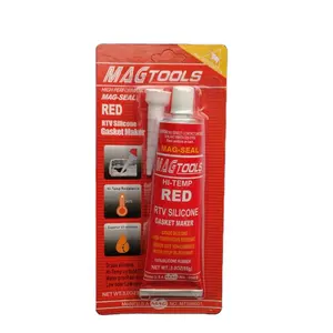 Oil/water-resist and anti-freeze 100% RTV Silicone Sealant Gasket Maker Grey/Red/Black