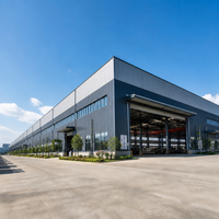 Kits de construction métallique préfabriqués à assemblage rapide en acier galvanisé pour solutions de stockage industriel