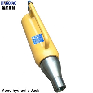 Vérin hydraulique bibo pour tension de câbles PC précontraints, avec poignée orange compacte, pour monofils - Product Image 6