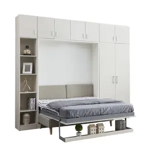 Hot Selling Multi-Function Manufacturer Of Space Saving Customized Queen Full Size Wall Bed Murphy Sofa Bed With Desk