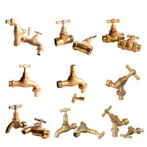 Ifan 1/2 ''nhà bếp vườn bồn rửa vòi nước xử lý duy nhất chủ đề nước TAP máy giặt ngoài trời chuyển đổi vòi nước Brass bibcock - Product Image 3