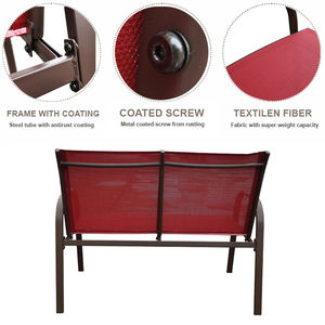 आउटडोर गार्डन सेट 5 मिमी मुद्रित ग्लास टेबल और कुर्सी सेट स्टील ट्यूब पैटियो फर्नीचर वार्तालाप सेट - Product Image 3