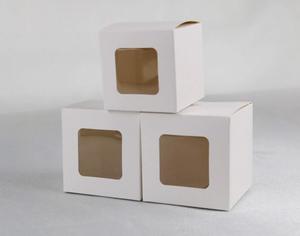 Confezione Personalizzata per Bomboniere, Scatola in PVC o Bianca per Bicchierini Personalizzati con Logo - Product Image 5