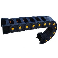 Kabel gewinde Abschlepp kette Brücke Typ Kunststoff Nylon Abschlepp kette Vollständig geschlossen Technische Tank kette Kunststoff 20*25mm