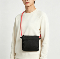 Sac à bandoulière personnalisé de petite taille pour homme, sac messager décontracté à bandoulière unique