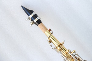 Saxophone soprano en Si bémol, corps laqué or, clés nickelées, clé de G haute, style japonais classique, <span class=keywords><strong>instrument</strong></span> à vent facile à souffler - Product Image 5
