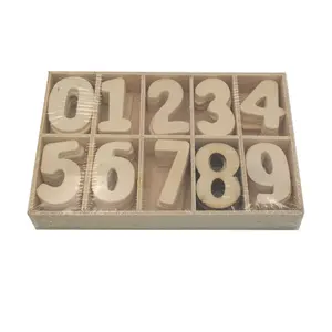 Wooden Craft Alphabet Letters & Numbers Shapes Laser Cut MDF 3mm thickness Wood