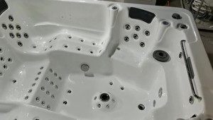 <span class=keywords><strong>Jacuzzi</strong></span> extérieur familial en acrylique <span class=keywords><strong>pour</strong></span> 4 personnes avec panneau de commande, accessoire de baignoire à glace - Product Image 5